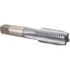 OSG Straight Flute Tap: 3/4-10 UNC, 4 Flutes, Plug, High Speed Steel, TiCN Coated 2" Thread Length, 4-1/4" OAL, Right Hand Thread, H3 1124908 - 79431722