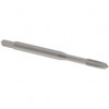 OSG Straight Flute Tap: M4x0.70 Metric Coarse, 4 Flutes, Plug, 6H Class of Fit, Solid Carbide, Bright/Uncoated 3/4" Thread Length, 2-1/8" OAL, Right Hand Thread, D4, Series 10061 1006100300 - 70838503