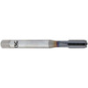 OSG Straight Flute Tap: M6x1.00 Metric Coarse, 4 Flutes, Modified Bottoming, 6H Class of Fit, Powdered Metal, TiCN Coated 1" Thread Length, 2-1/2" OAL, Right Hand Thread, D5, Series 11051 1105100408 - 91038646