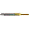 Balax Thread Forming Tap: M2.6x0.45 Metric Coarse, 6H Class of Fit, Bottoming, High Speed Steel, TiN Coated 1/2" Thread Length, D6, Series BXMB 17516-01T - 00390658
