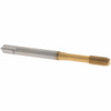 OSG Thread Forming Tap: M5x0.80 Metric Coarse, Modified Bottoming, Cobalt, TiN Coated D4, Series HY-PRO NRT 1410103205 - 75537290