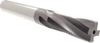 Allied Machine Helical Flute Thread Mill: 9/16-18, Internal & External, 4 Flute, 3/8" Shank Dia, Solid Carbide 18 TPI, 0.37" Cut Dia, 7/8" LOC, 3" OAL, TiAlN Coated TM56218CH - 42918060