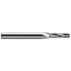 Harvey Tool Helical Flute Thread Mill: #6-32, Internal, 3 Flute, 1/8" Shank Dia, Solid Carbide 32 TPI, 2.80 mm Cut Dia, 3/8" LOC, 2" OAL, Bright/Uncoated 987122 - 97223473