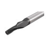 Iscar Helical Flute Thread Mill: 1-1/8 - 7, Internal, 4 Flute, 3/4" Shank Dia, Solid Carbide 7 TPI, 0.75" Cut Dia, 1.78" LOC, 4" OAL, TiAlN & TiN Coated 5604468 - 01648351