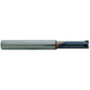Scientific Cutting Tools Helical Flute Thread Mill: 1/4-20, Internal, 3 Flute, 1/4" Shank Dia, Solid Carbide 20 TPI, 0.186" Cut Dia, 0.7" LOC, 2.5" OAL, AlTiN+ Coated TMLR186-20ELA - 57569196