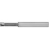 Scientific Cutting Tools Helical Flute Thread Mill: 3/8-16, Internal, 3 Flute, 3/8" Shank Dia, Solid Carbide 16 TPI, 0.2850 mm Cut Dia, 1" LOC, 3-1/2" OAL, AlTiN+ Coated TMLR285-16ELA - 57569352