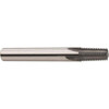 Seco Tools Straight Flute Thread Mill: 1 - 11-1/2, External & Internal, 4 Flutes, 5/8" Shank Dia, Solid Carbide 11-1/2 TPI, 0.62" Cut Dia, 1.125" LOC, 4" OAL, AlCrN Coated 17004497 - 55103311