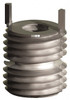 Jergens Thread Locking Insert: #8-32 Internal Thread, 5/16-18 External Thread, 0.31" OAL, Heavy-Duty Keylocking Stainless Steel 215-069300 - 02233716