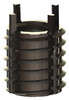 Jergens Thread Locking Insert: M8 x 1 Internal Thread, M14 x 1.5 External Thread, Metric Fine, 14 mm OAL, Heavy-Duty Keylocking Stainless Steel 215-066566 - 02232460