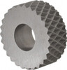 Made in USA Standard Knurl Wheel: 5/8" Dia, 90 ° Tooth Angle, 16 TPI, Diamond, High Speed Steel 1/4" Face Width, 1/4" Hole, Series GK GKF-216 - 78149341