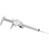 TESA Brown & Sharpe Dial Caliper: 6'' Range, 0.001'' Graduation, 0.1'' per Revolution 1.5748'' Jaw Length, Silver Face 75.115811 - 06369045