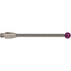 Renishaw CMM Ball Stylus: 5 mm Ball Dia, 50 mm OAL, M2 Ruby Point, Solid Carbide Stem A-5003-0049 - 00552380