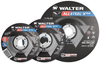 Walter Surface Technologies ALLSTEEL XTRA™ Grinding Wheel, Type 27, 7" Dia, 1/4" Thick, 7/8" Hole, Aluminum Oxide, 24 Grit, Resinoid Bond, 8600 Max RPM, Use with Angle Grinder - 08C700