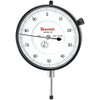Starrett Dial Drop Indicator: 0 to 1" Range, 0-100 Dial Reading, 0.001" Graduation, 3-5/8" Dial Dia 0.1" per Revolution, Lug Back, Includes Flat Back 53789 - 86428661