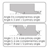 Dasqua 18 Piece Angle Gage Set - 1320-0005