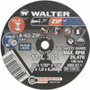 Walter Surface Technologies | ZIP™ | Cut-Off Wheel 3" Dia x 1/32" Thick x 1/4" Arbor, TYPE 1, Grit 60, PK 25 - 11L302