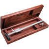 Starrett 0 to 18 Inch Measurement, 0.001 Inch Graduation, Vernier Height Gage Satin Chrome Finish, 4-7/16 Inch Long x 2-9/32 Inch Wide 51231 - 86411626