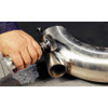 WALTER Surface Technologies | Mounted Wire Brush with Crimped Wire | 1-3/8" Dia, 1/4" Thick, 0.008" MTD - 13C110