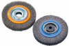 WALTER Surface Technologies | Bench Grinder Wire Wheel Brushes - Crimped Wires | 6" Dia - 13B165