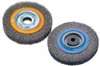 WALTER Surface Technologies | Bench Grinder Wire Wheel Brushes - Crimped Wires | 8" Dia - 13B180