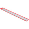 SPI Steel Rule: 12" OAL, Decimal & Metric Graduation, Rigid, 1" OAW Silver, Satin Chrome-Plated, 1/100 & 1/2" Graduation 14-456-8 - 76417989
