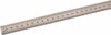 SPI Steel Rule: 36" OAL, Metric Graduation, Flexible, 3/4" OAW Silver, Satin Chrome-Plated, 1/2" Graduation 13-957-6 - 91099002
