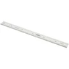 SPI Steel Rule: 6" OAL, Decimal & Metric Graduation, Flexible, 1/2" OAW Silver, Satin Chrome-Plated, 1/100 & 1/2" Graduation 14-681-1 - 76417765