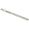 SPI Steel Rule: 6" OAL, Metric Graduation, Flexible, 1/2" OAW Silver, Satin Chrome-Plated, 1/2" Graduation 14-465-9 - 76418078