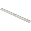 SPI Steel Rule: Metric Graduation, Flexible, 1/2" OAW Silver, Satin Chrome-Plated, 1/2" Graduation 14-680-3 - 76417757