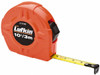 Lufkin Tape Measure: 10 ft. Long, 1/2" Width, Yellow Blade 1/16" Graduation, A13 Graduation, High-Visibility Orange Case L610CME-02 - 67394544