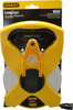 Stanley Tape Measure: 100 ft. Long, 1/2" Width 1/8" Graduation, Engineer Scale Graduation, Black & Yellow Case 34-790 - 04614509