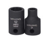 Williams Industrial Tools 3/8" Drive 12-Point Metric 16 mm Shallow Impact Socket - JHW36616