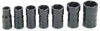 Williams Industrial Tools 7 pc 3/8" Drive SAE & Metric TURBOSOCKET® Salvage/Damaged Fastener Socket Set on Rail and Clips - JHWTSFS3807