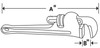 Williams Industrial Tools 18" Heavy Duty Aluminum Pipe Wrench - JHW13508