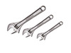 Bahco 3 pc SAE Adjustable Chrome Finish Wrench Set - BAH80RCUS