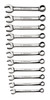 Williams Industrial Tools 10 pc  12-Point Metric Miniature Combination Wrench - JHWMWS-MS10