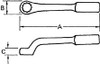 Williams Industrial Tools Tools@Height 2-3/4" 12-Point SAE Offset Pattern Box End Striking Wrench - JHW8816W-TH