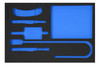 Williams Industrial Tools 1/3 Foam Drawer Inset Only for 5 pc Utility Tool Set - JHWFITS-613FM