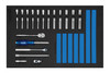 Williams Industrial Tools 30 pc 1/4 Drive 6-Point Metric Shallow & Deep Sockets & Drive Tool Set in 1/3 Foam Drawer Inset - JHWFMSM-30HF