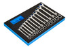 Williams Industrial Tools 12 pc Metric Ratcheting Combination Wrench Set in 1/3 Foam Drawer Inset ( 8-19 mm) - JHWFMWS-12RCF