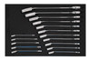 Williams Industrial Tools 16 pc Metric Ratcheting Combination Wrench Set in 1/3 Foam Drawer Inset (8-25 mm) - JHWFMWS-16RC