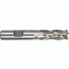 Morse Cutting Tools 44421 Square End Mill, 15/32" Dia. x 1-1/4" LOC x 1/2" Shank Dia. x 3-1/4" OAL, 4 FL, HSSCo, Uncoated, Series 4586 - 1022679