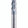 Morse Cutting Tools 95921 Corner Radius End Mill, 3/4" Dia. x 1-1/4" LOC x 3/4" Shank Dia. x 4" OAL, 4 FL, Carbide, AlTiCrN, Series 5981 - 1031485
