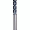 Morse Cutting Tools 95948 Corner Radius End Mill, 1/4" Dia. x 1-1/2" LOC x 1/4" Shank Dia. x 3" OAL, 4 FL, Carbide, AlTiCrN, Series 5981 - 1031495