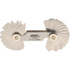 SPI Radius Gage Set: Stainless Steel, 1 to 7 mm Radius, 0.25 mm Graduation, 34 pc Style B, 0.25mm Graduation 14-176-2 - 85720696