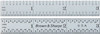 Brown & Sharpe Steel Rule, Chrome Finish, Solid, 6" Inch Long, 16R Graduation - 599-314-605