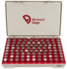 Vermont Gage Class ZZ Plug Gage Set: 19 to 20.98 mm Range, 100 Pc +0.005mm Tolerance, 100 Pieces 102100700 - 68091016