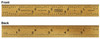 Fowler 6" Rigid Titanium Golden Rule 5R (32nds, 64ths, 10ths & 100ths) - 52-349-006