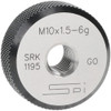 SPI Threaded Ring Gage: M10 x 1.50 Thread, Metric, Class 6G, Go Class 6G, Oil Hardened Non-Shrinking Steel (OHNS), , NPL Traceability Certification Included 34-485-3 - 75890426