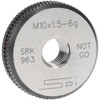 SPI Threaded Ring Gage: M10 x 1.50 Thread, Metric, Class 6G, No Go Class 6G, Oil Hardened Non-Shrinking Steel (OHNS), , NPL Traceability Certification Included 34-486-1 - 75890434